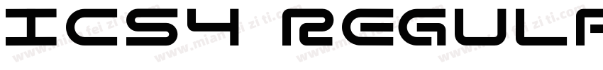 ICS4 Regular字体转换